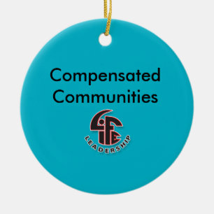 Enfeites de natal compensados das comunidades