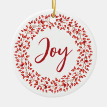 Enfeites de natal Corporativo Red Berries Wreath