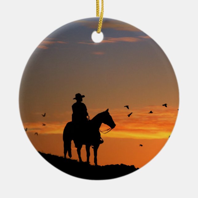 Enfeites de natal Cowboy (Frente)