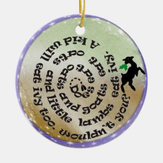ENFEITES DE NATAL DA CANÇÃO DO POEMA DA CABRA