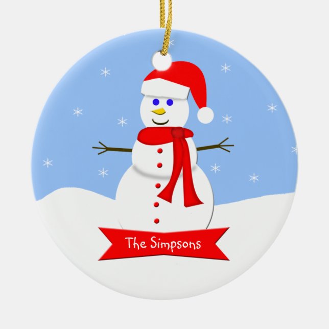 Enfeites de natal da família (Frente)