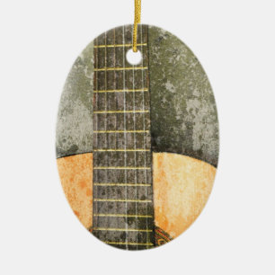 Enfeites de natal da guitarra