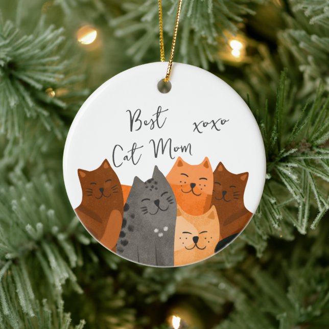 Enfeites de natal da Mãe Gato (Árvore)