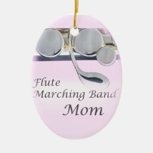 Enfeites de natal da mamã da banda da flauta