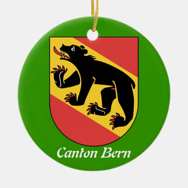 Enfeites de natal da suiça de Bern* do cantão (Frente)