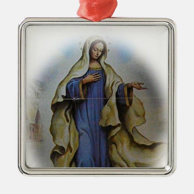 Enfeites de natal da Virgem Maria Abençoada (Frente)