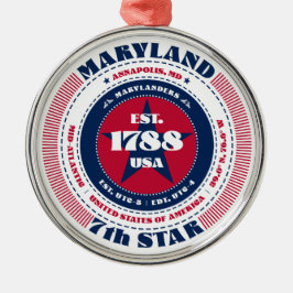 Enfeites de natal de 7 de Maryland