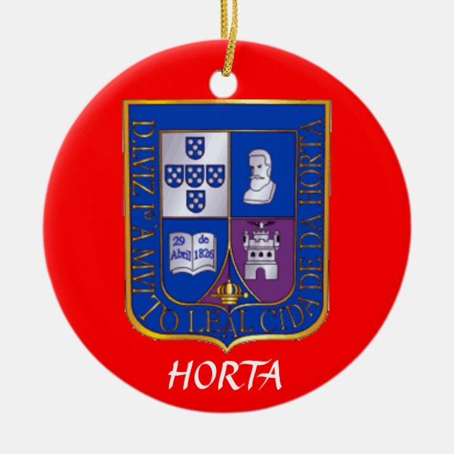 Enfeites de natal de Açores Horta Faial (Frente)