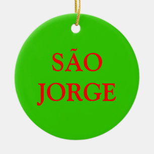 Enfeites de natal de Açores SÃO JORGE