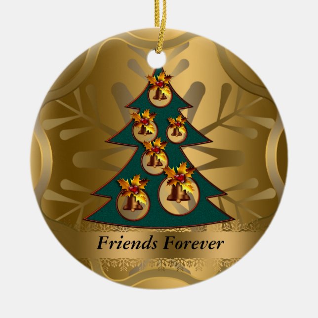 Enfeites de natal de Amigos para Sempre (Frente)