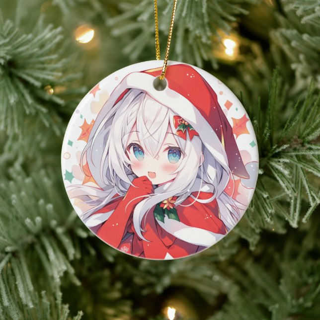 Enfeites de natal de anime, presente de Natal de a (Árvore)