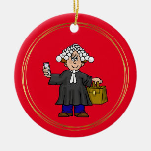 Enfeites de natal de Barrister Britânico