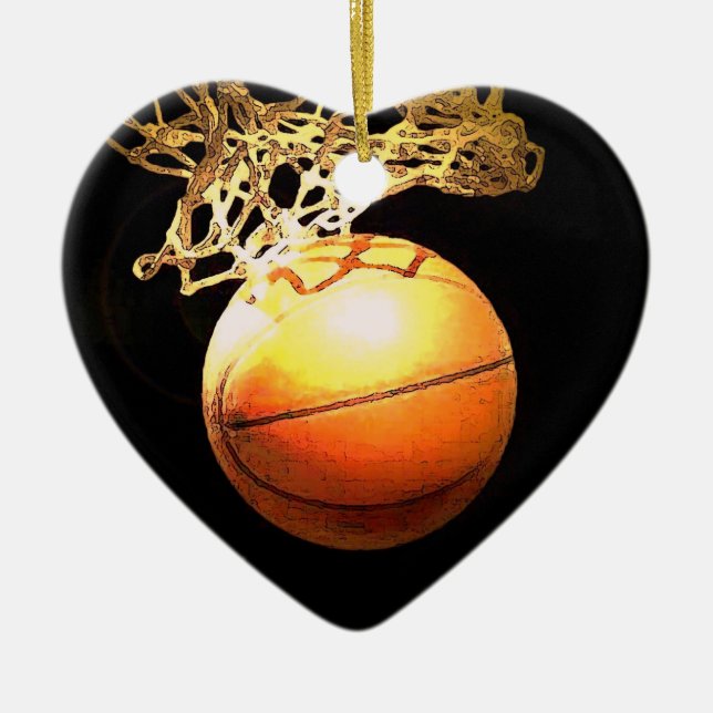 Enfeites de natal de basquetebol (Frente)