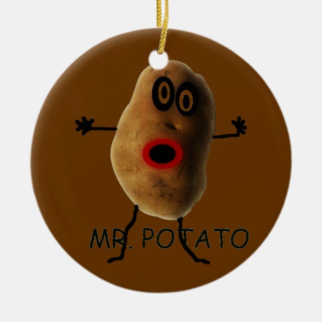 Enfeites de natal de batata (Frente)