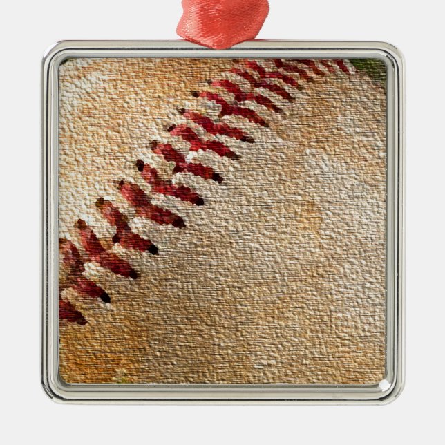 Enfeites de natal de beisebol (Frente)