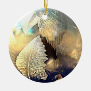 Enfeites de natal de bolhas de gelo