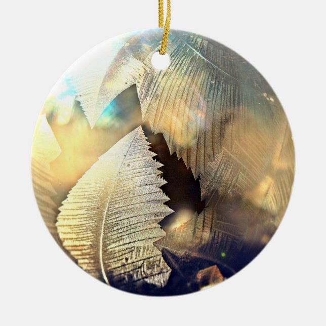 Enfeites de natal de bolhas de gelo (Frente)