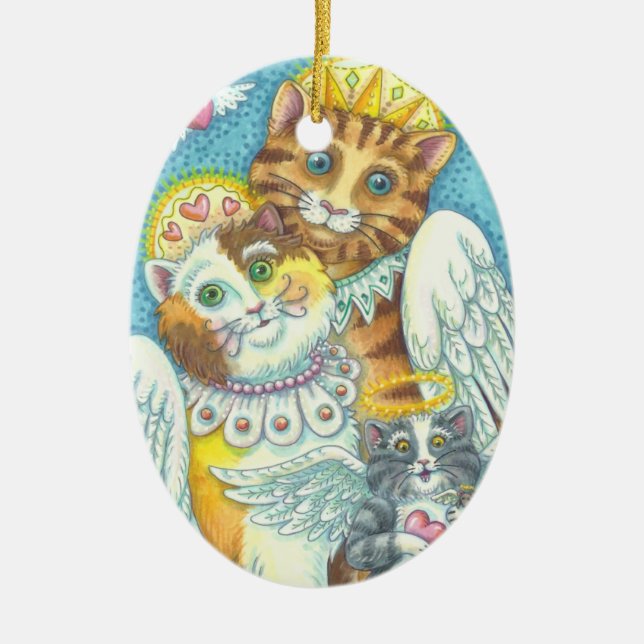 Enfeites de natal DE BORRACHAS DE GATO PESADO (Frente)