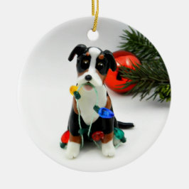 Enfeites de natal de Cachorro da Grande Suíça