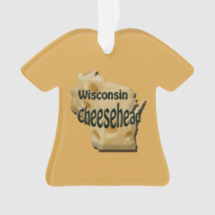 Enfeites de natal de Cheesehead de Wisconsin