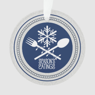 Enfeites de natal de épocas de cores personalizada