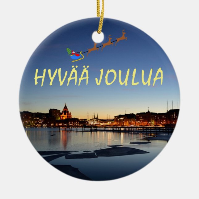 Enfeites de natal de férias de Helsínquia (Frente)