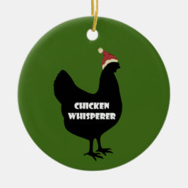 Enfeites de natal de frango