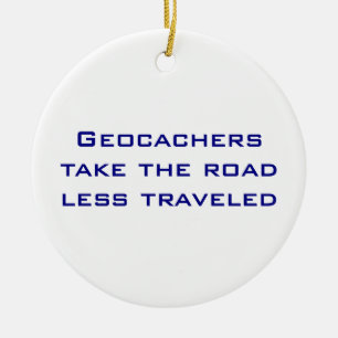Enfeites de natal de Geocachers