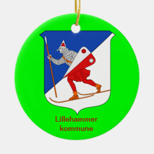 Enfeites de natal de Lillehammer Noruega