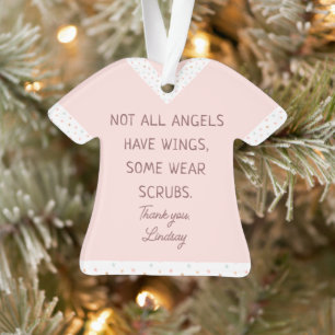 Enfeites de natal de linha de frente personalizado
