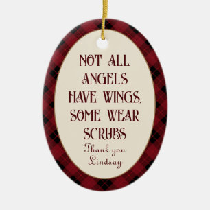 Enfeites de natal de linha de frente personalizado