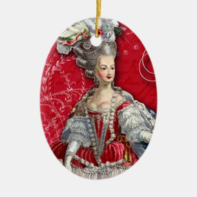 Enfeites de natal de Marie Antoinette (Frente)