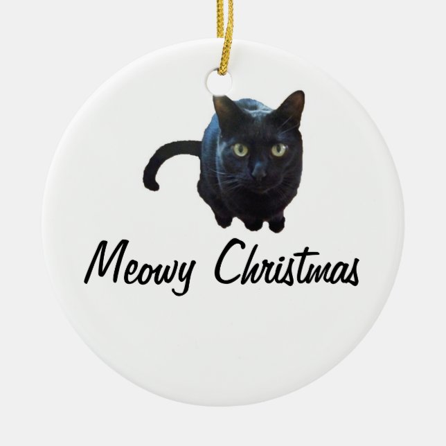 Enfeites de natal de Meowy (Frente)