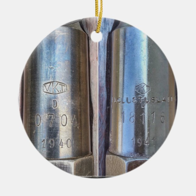 Enfeites de natal de Mosin Nagant VKT (Frente)