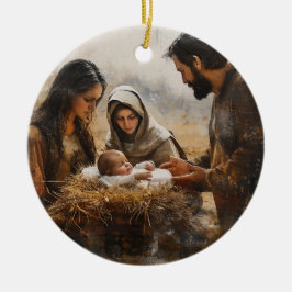 Enfeites de natal de Natal da Família Santa