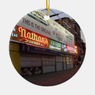 Enfeites de natal de Nathans Coney Island