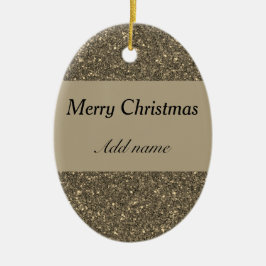 Enfeites de natal de nome de adição personalizado