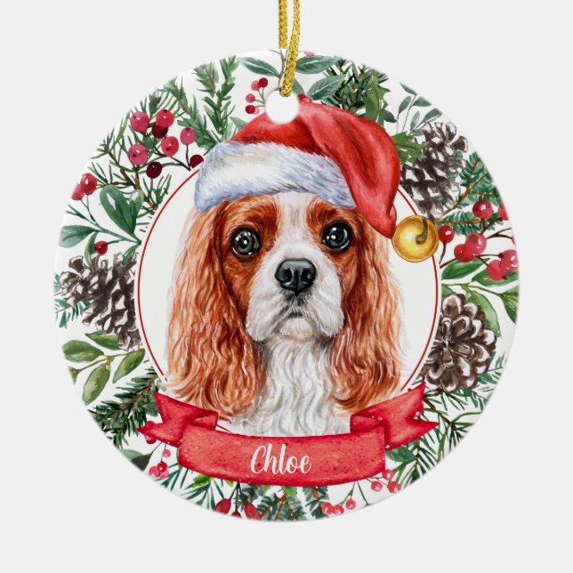 Enfeites de natal de Nomes Personalizados do Caval (Frente)