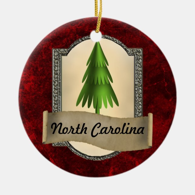 Enfeites de natal de North Carolina (Frente)