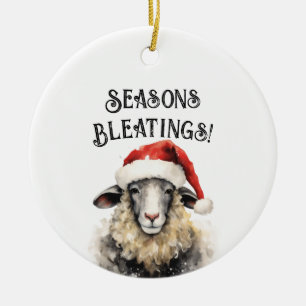 Enfeites de natal de Ovinos de Pulga