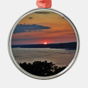 Enfeites de natal de Ozark do lago