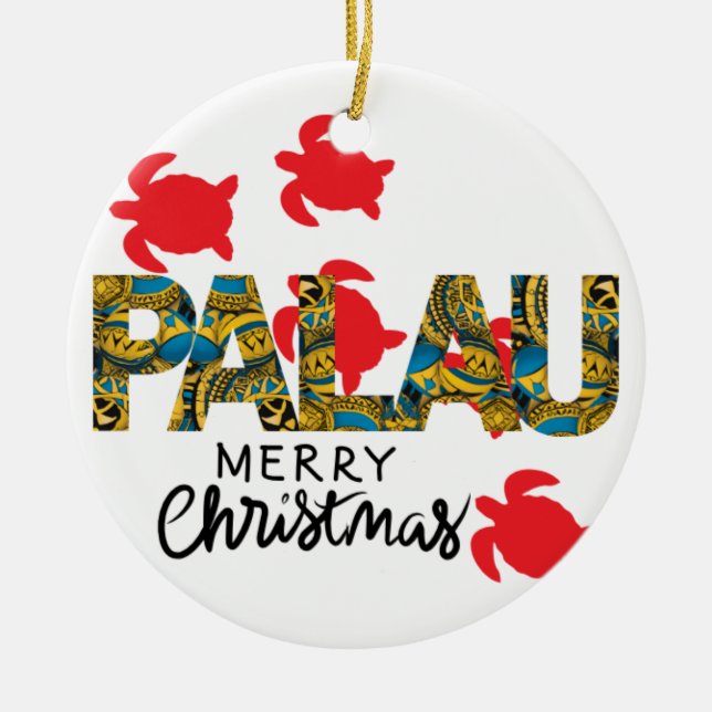 Enfeites de natal de Palau (Frente)