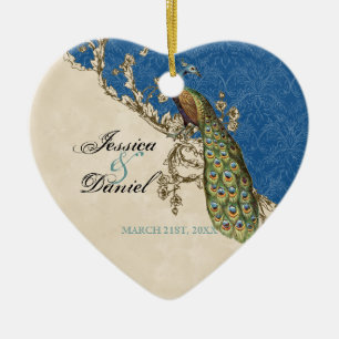 Enfeites de natal de Peacock & Etchings da Vintage