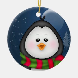 Enfeites de natal de pinguim
