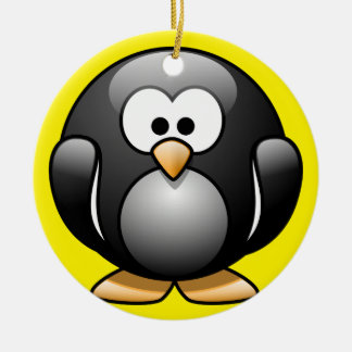 Enfeites de natal de pinguim