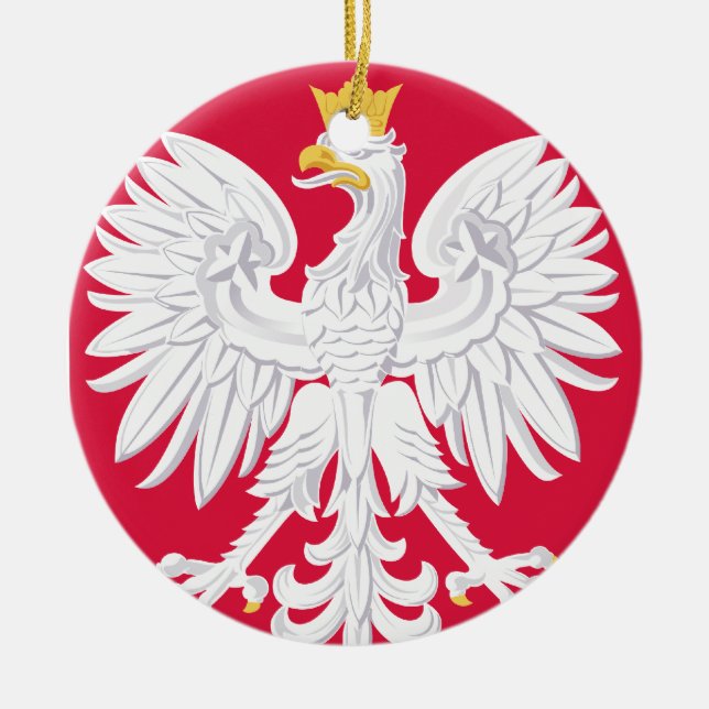 Enfeites de natal de POLAND* Eagle (Frente)