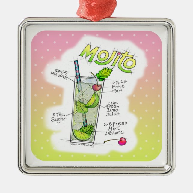 ENFEITES DE NATAL DE PRÊMIO - MOJITO RECIPE ARTE (Frente)