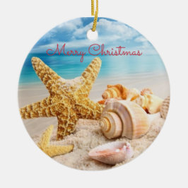 Enfeites de natal de Seashell