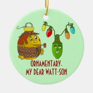 Enfeites de natal de Sherlock Holmes