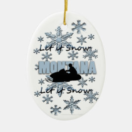 Enfeites de natal de Snow Montana